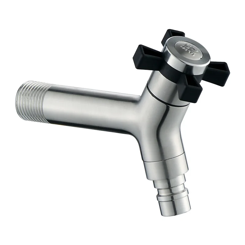 

New Y-shaped Stainless Steel Quick-open 304 Washing Machine Faucet Balcony Pool Mop Pool Water Nozzle