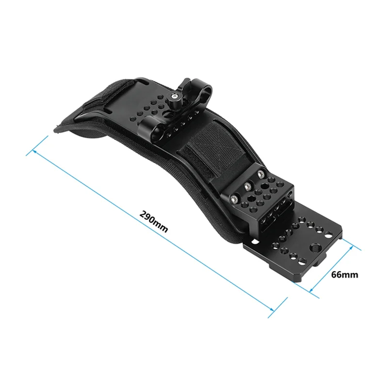 A98Z 인체공학적 숄더 패드 마운트 (V-웨지 마운트 포함) 15mm LWS 로드 클램프 ( VCT-U14 삼각대 어댑터용 숄더 리그)
