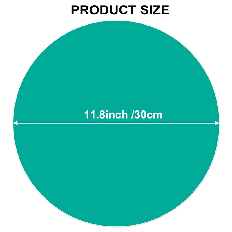 12Pcs Dry Erase Circles Removable Vinyl Dot Stickers For School Classroom Table & Desk 11.8Inch-[A37I]