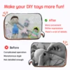 692Pcs Safety Eyes and Noses Kit with Washers Different Styles and Sizes Stuffed Crochet Eyes Plastic Stuffed Animals Eyes and 6