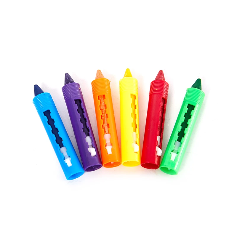 6Pcs Washable Crayon Kids Baby Bath Time Paints Drawing Pens Toy for Halloween colored crayons,washable watercolor pen,children painting supplies