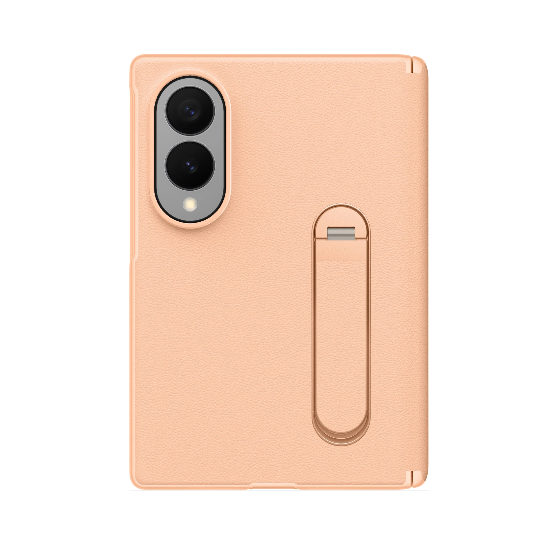Magnetic Foldable Screen Center Hinge Case with Matte Texture and Leather-Like Finish