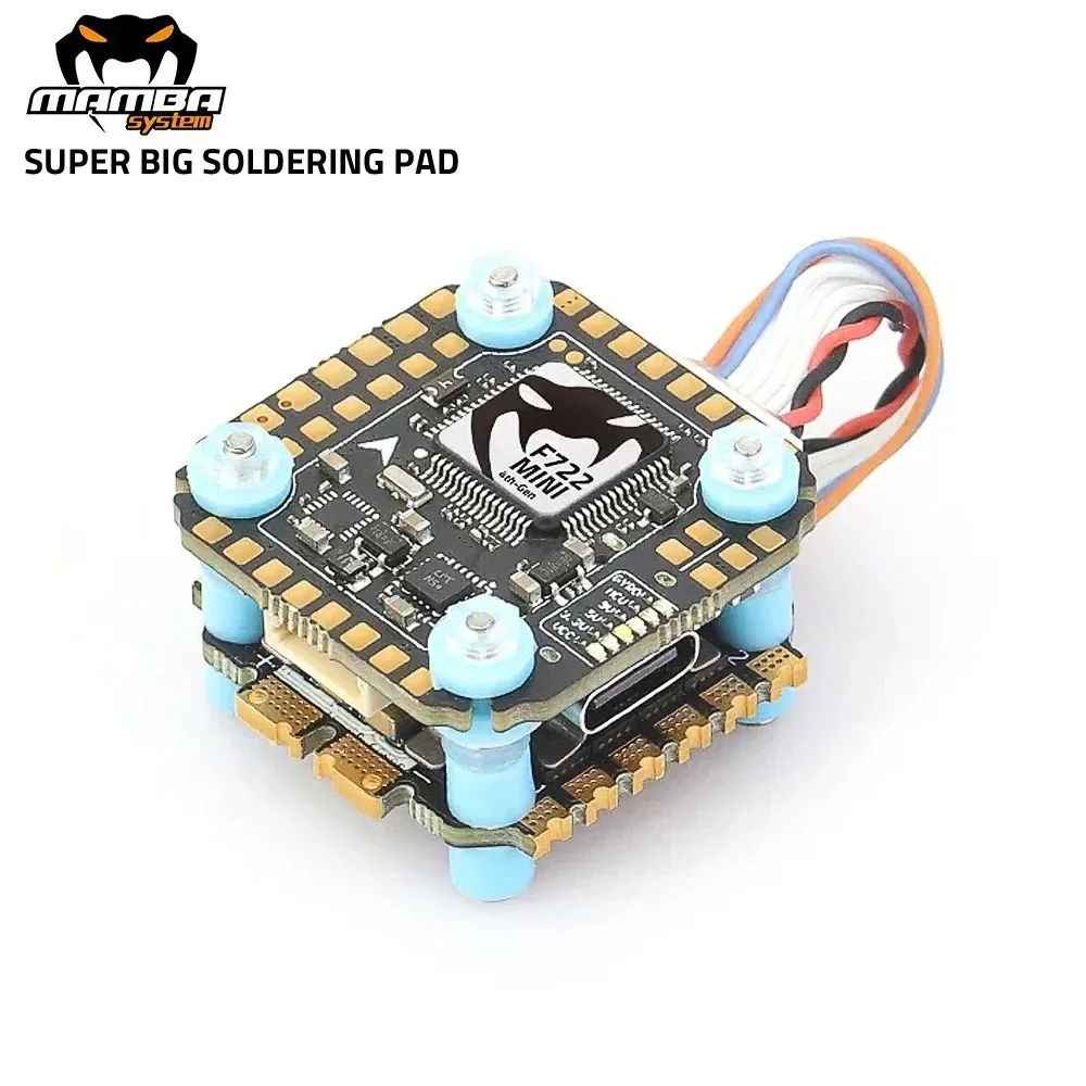 DIATONE MAMBA MK4 F722 MINI OSD Flight Controller W/ BLHeli_32 F40_128K ESC Dshot300/600/1200 3-6S for RC FPV Racing Drone Parts