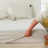 Good sleeping Earthing Antistatic Get Grounded Silver Bed Fitted Sheet, Include a 4.5m Grounding Cord 4