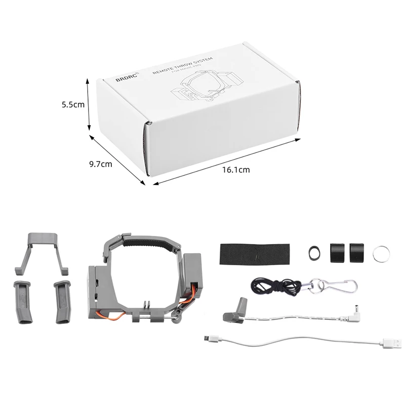 Brdrc Airdrop Thrower Sistema para Dji Mavic Pro Mavic Pro Platina Drone Isca de Pesca Anel de Casamento Presente Entregar - Image 3