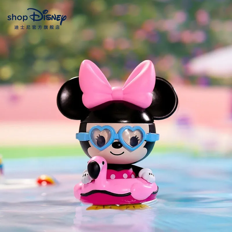 Disney Mickey And Friends Pool Party Minnie Mcduck Huey Goofy Donald Daisy Pluto Chip Dale Pete Action Figure Toys Doll