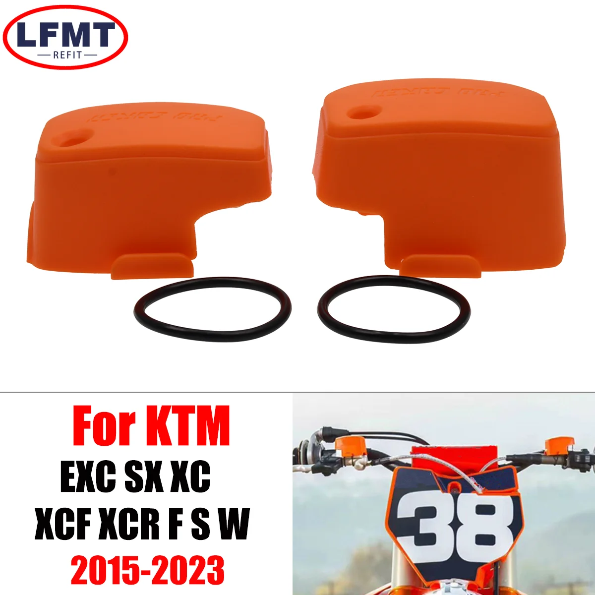 

Motorcycle Plastic Front Brake Master Cylinder Cover Guard Protector For KTM SX XC EXC SXF EXCFXCF XCFW XCW XCRW 6 Days 125-530