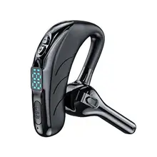 

X13 Bluetooth-compatible 5.0 Earphone Handsfree LED Digital Display Single Ear Wireless Headset with Mic for Fitness