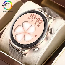 2022 nowe połączenie Bluetooth kobiety inteligentny zegarek mężczyźni wodoodporna inteligentna bransoletka 390*390 wyświetlacz HD pixel Lady Smartwatch opaska monitorująca aktywność fizyczną