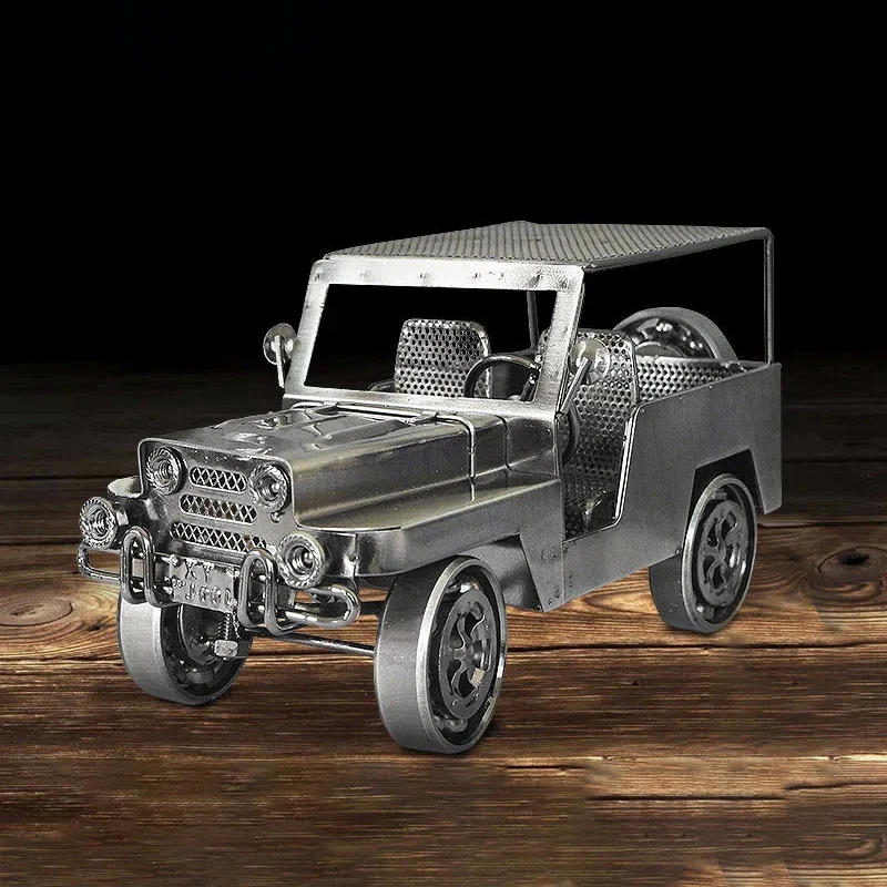 

Metal Car Model for Adults, Handmade Decorations, DIY Iron Art, Office Accessories, Adult Collection Gift, Electroplate, No Rust