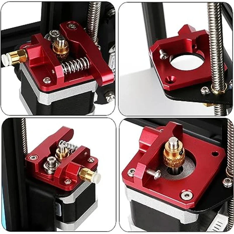 

3D Printer Upgraded Aluminum MK8 Extruder Drive Feed Kit For Creality Ender 3/3 Pro/3 V2, Ender 5/5 Pro/5 Plus, CR-10/10S