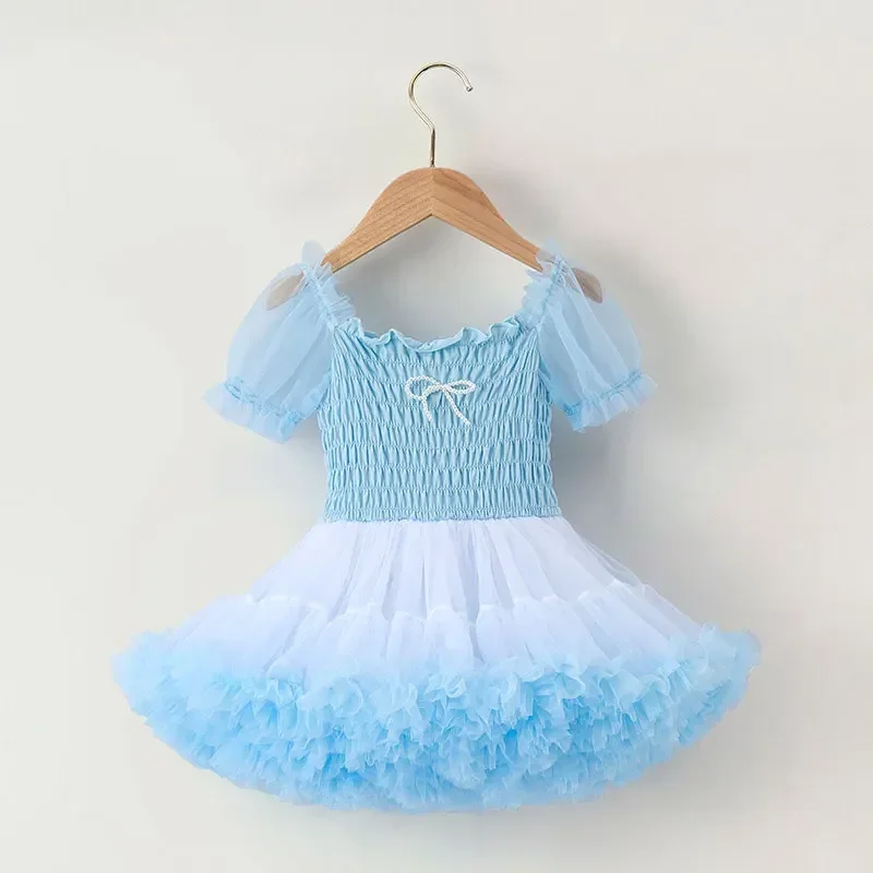 Prinzessinnenkleid für Babymädchen Sommer Tüllrock 2026 Neues TUTU-Kleid für Mädchen Party Abend Geburtstag