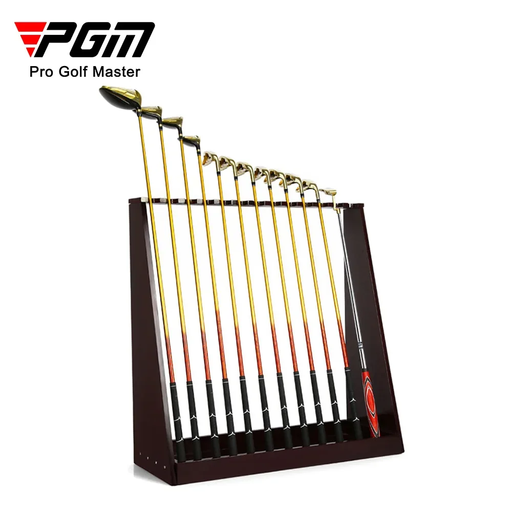 pgm-golf-club-stand-solid-wood-club-display-stand-placement-stand-13-hole-pole-position-course-supplies