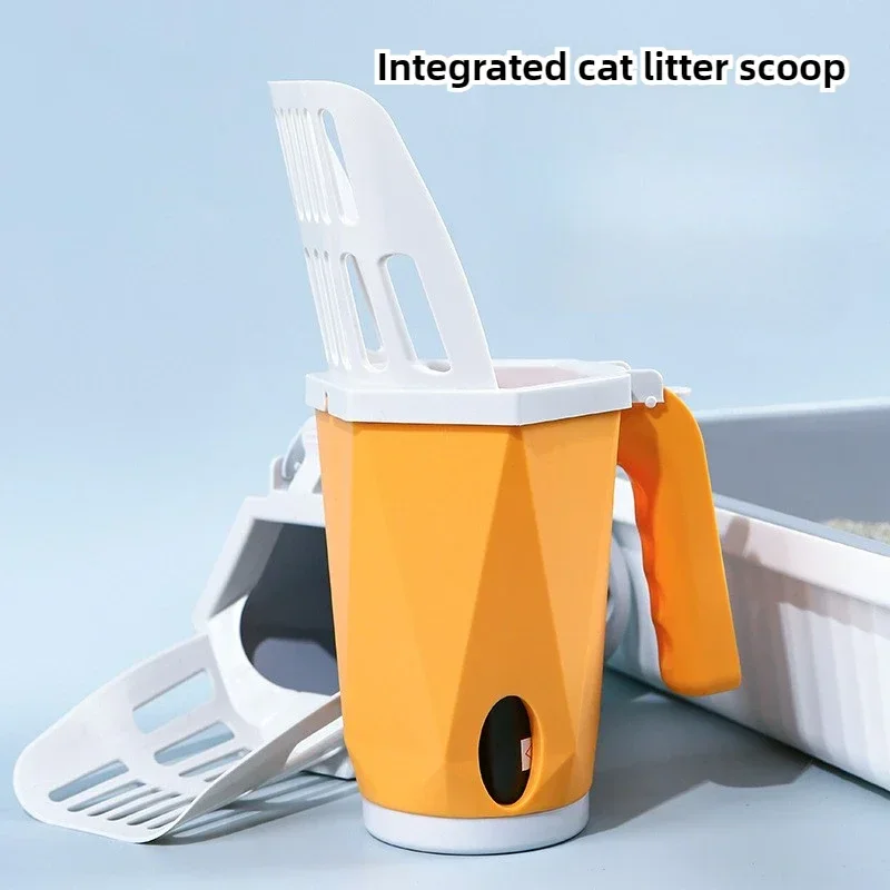 Portable Cat Litter Scoop High-capacity Deodorization Cat Poop
