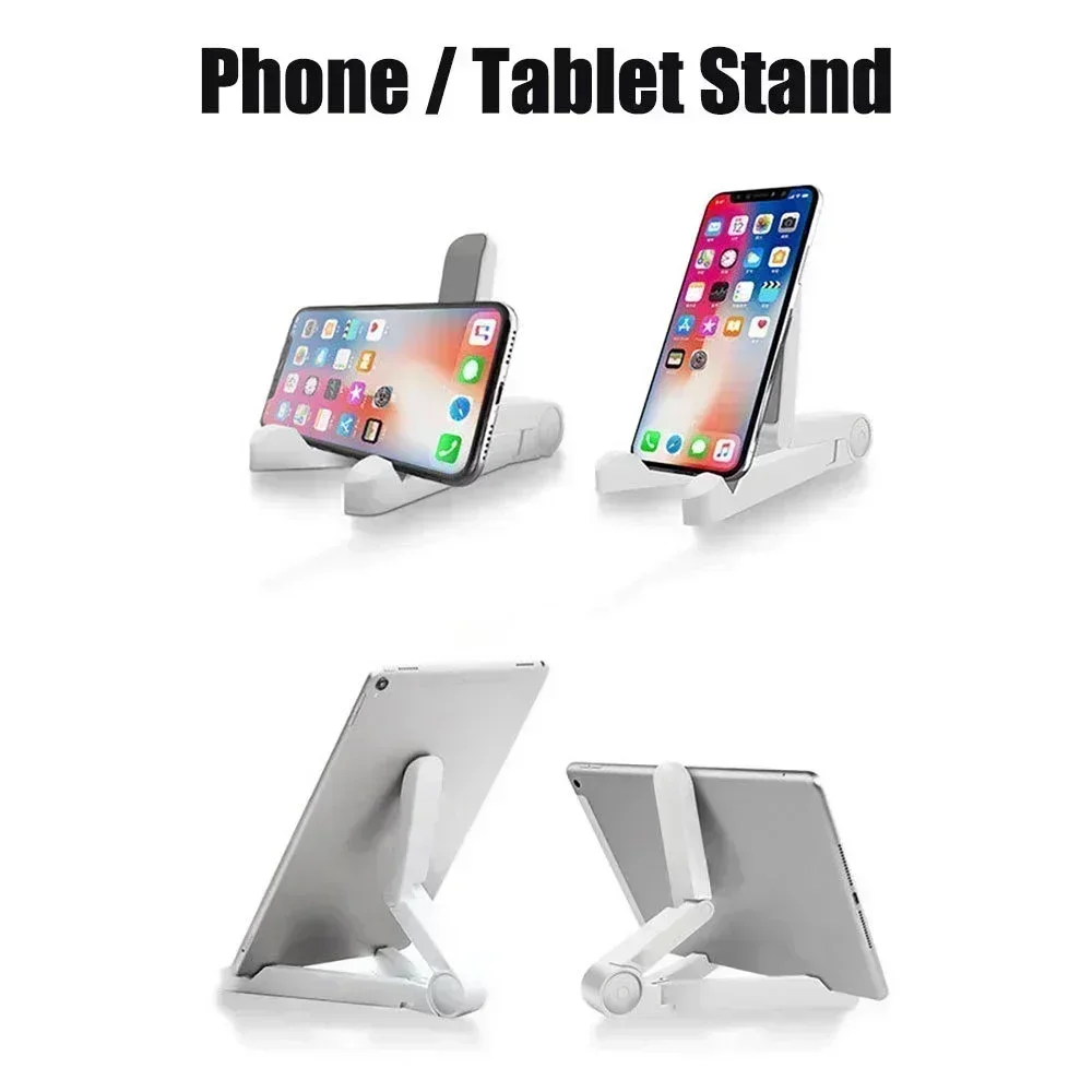 Multifunctional Foldable Tablet Stand Holder Universal for iPad Air/Pro Samsung Xiaomi Huawei Tablets & Phones Adjustable Angle 6