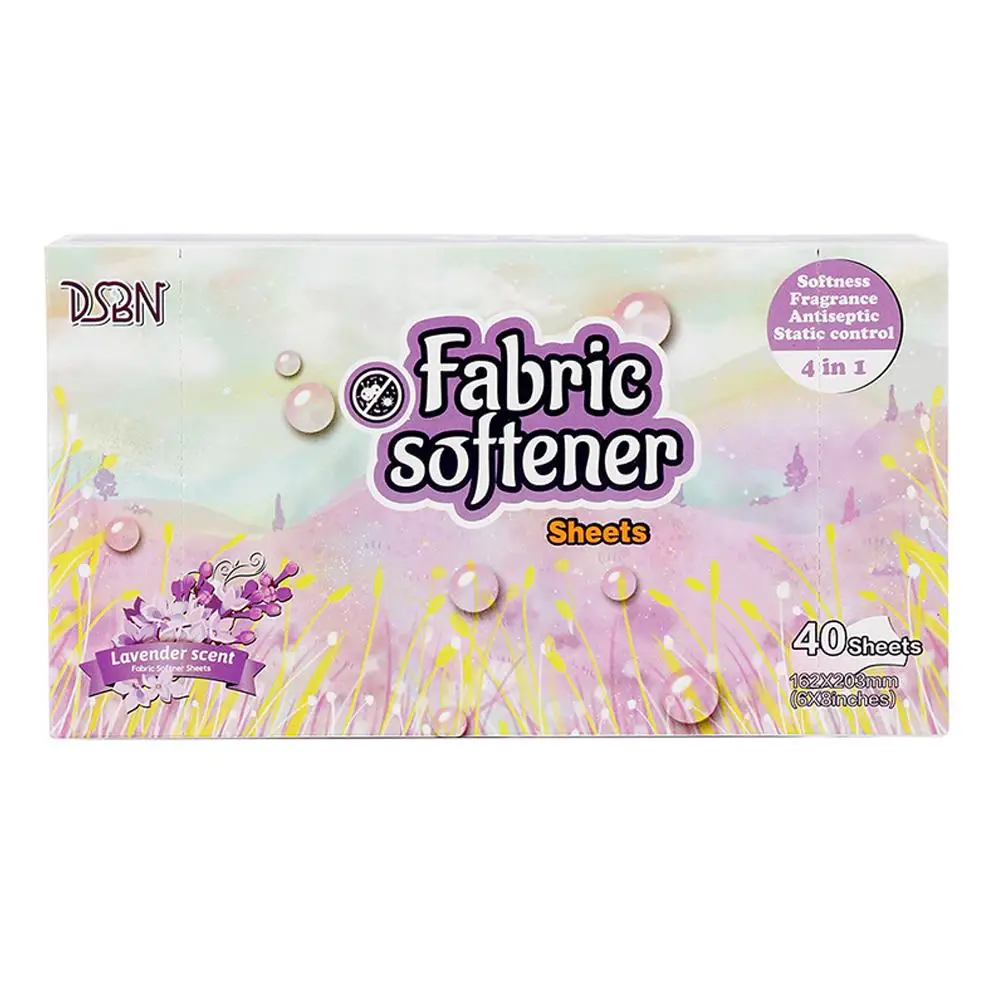 Fabric Softener Sheet For Dryers Reduce Static Absorption Lasting Fragrance Effective Antibacterial Clothes Softness Sheets L2U8