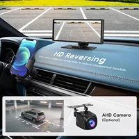 Podofo 10.26" Autoradio Multimédia Universel avec Écran 4K, Caméra de Tableau de Bord, Carplay Sans Fil, Android Auto, Bluetooth et WiFi pour Voitures et Fourgonnettes 6