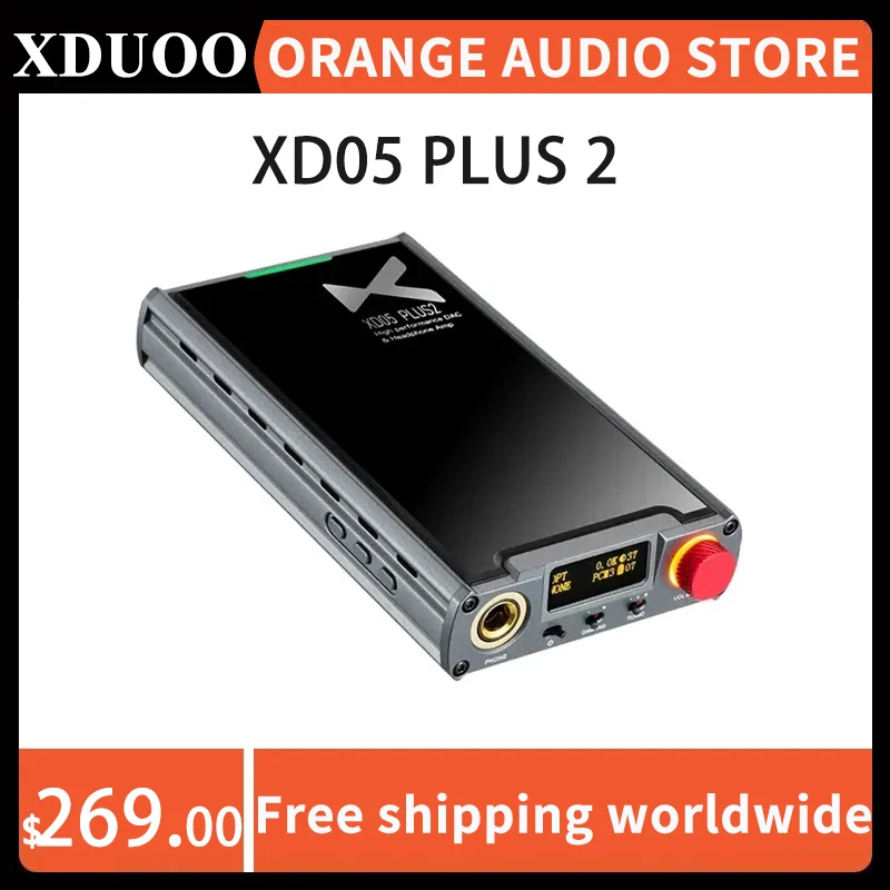 

XDUOO XD05 PLUS 2 Портативный ЦАП усилитель для наушников AK4493SEQ PCM384KHZ/DSD256 MQA Bluetooth 5,1 UAC1.0/UAC2.0 Декодер Усилитель