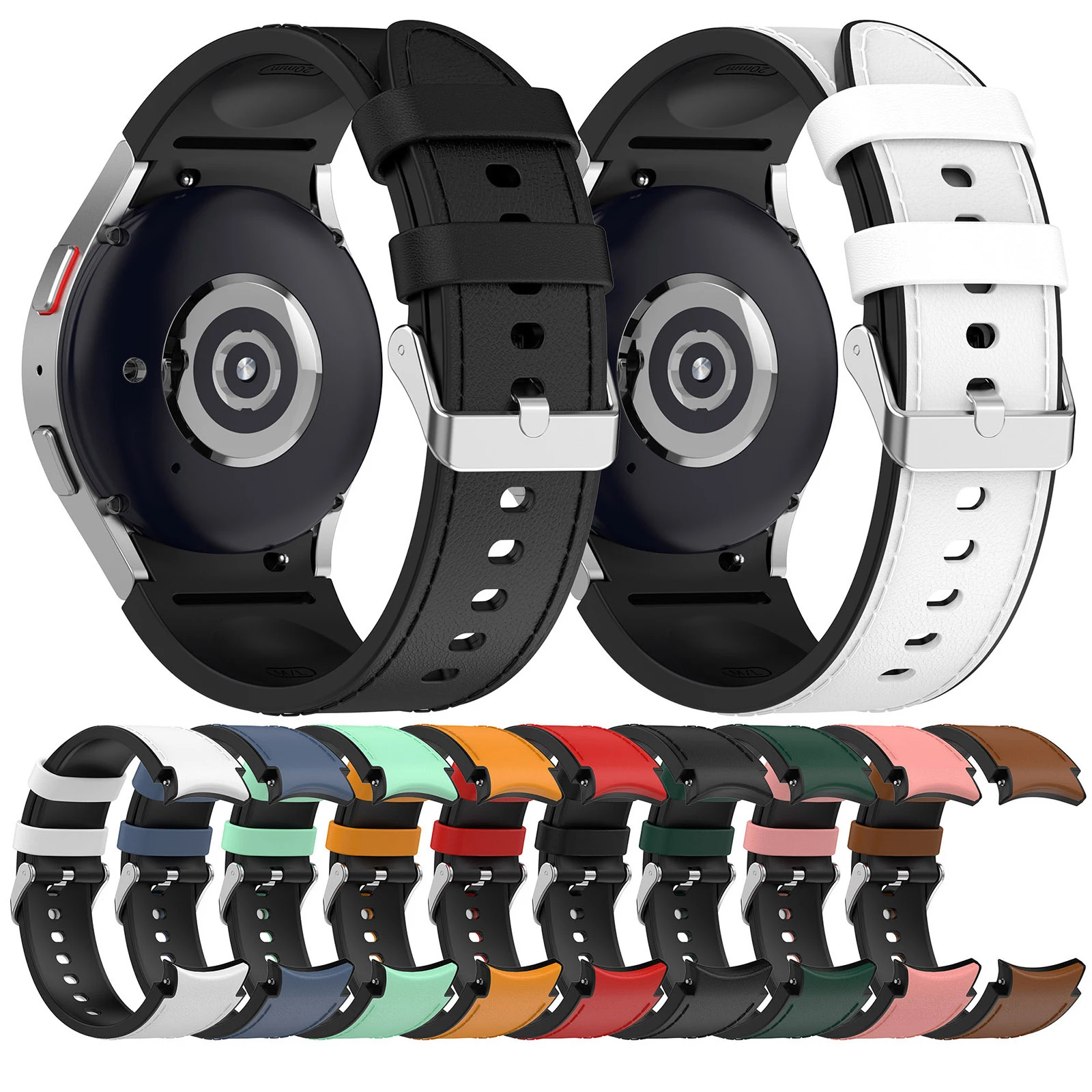 

Ремешок силиконовый для Samsung Galaxy Watch 5 4 40 мм 44 мм, спортивный браслет для смарт-часов Galaxy Watch 4 classic 42 мм 46 мм