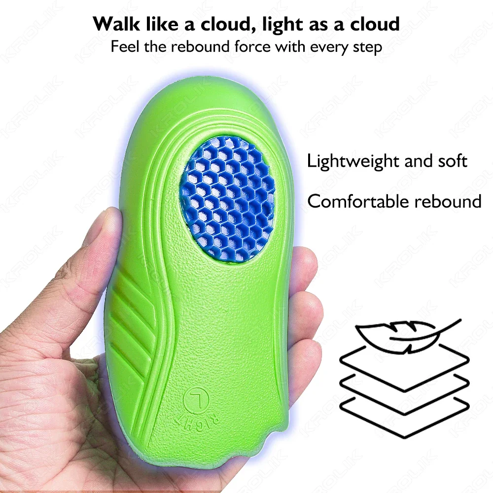 VTHRA Half Orthopedic Pads for Men WomenFoot Massager Care Foot Heel Spurs Pain Cushion Insoles Soft Sole Running Shoes Insoles
