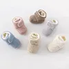 Newborn Baby Boy Girl Winter Fluffy Training Shoes Fleece Inside Infant Toddler Boots Velcro Sneakers Soft Casual Chaussure Sock 1