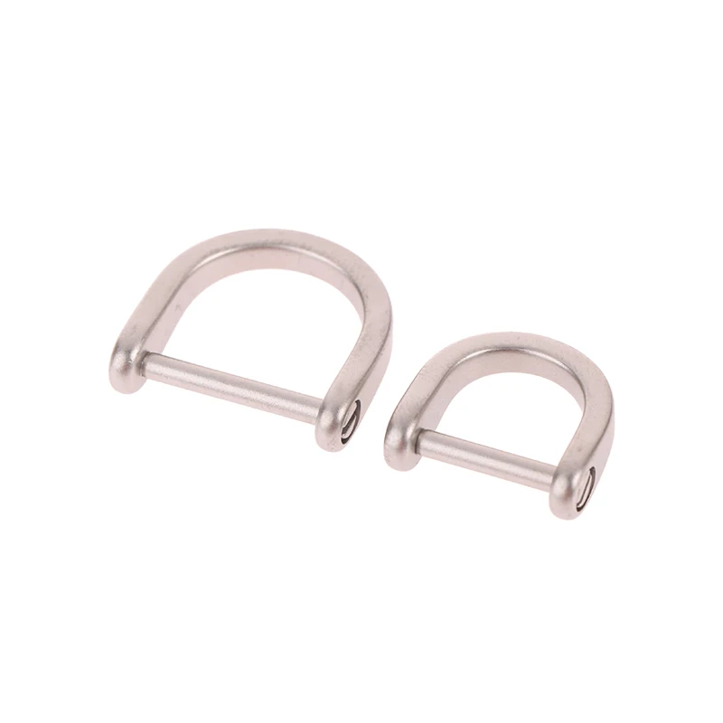 Titan d Ring Schlüssel Schäkel u Form Schlüssel ring Hufeisen verschluss für Auto Anhänger DIY Leder Schlüssel Organizer Schlüssel bund – Detail 11