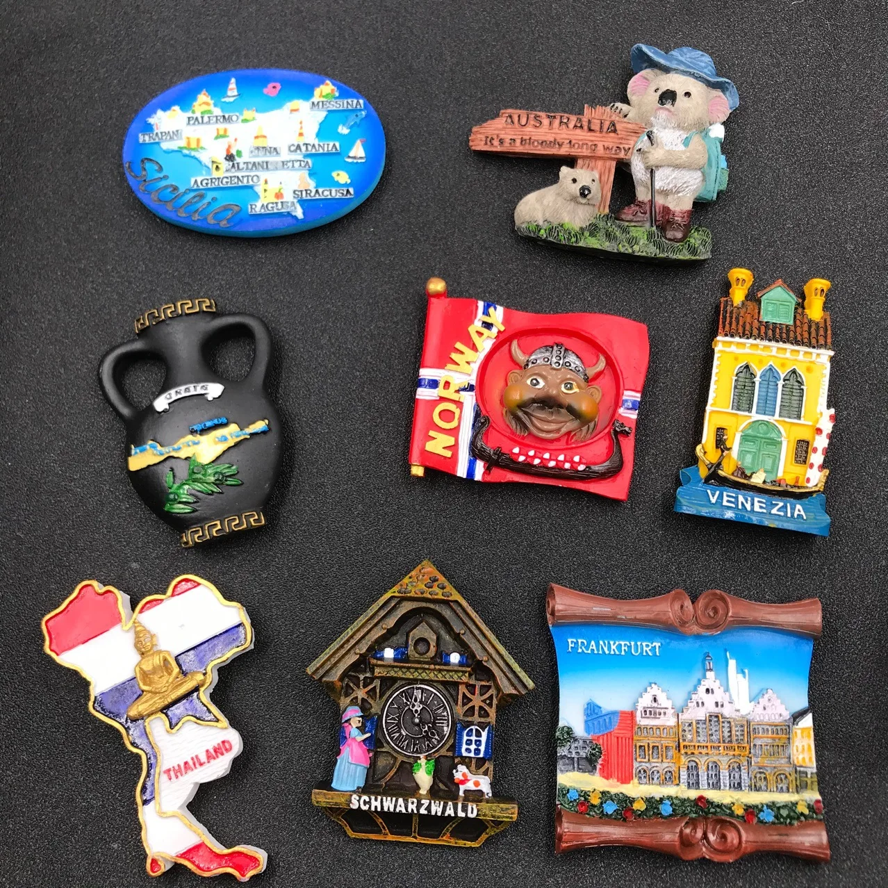 

Greece Norway Thailand Hungary Germany Ital Refrigerator Magnets Refrigerator Magnets Creative Gourmet Refrigerator Magnets Home