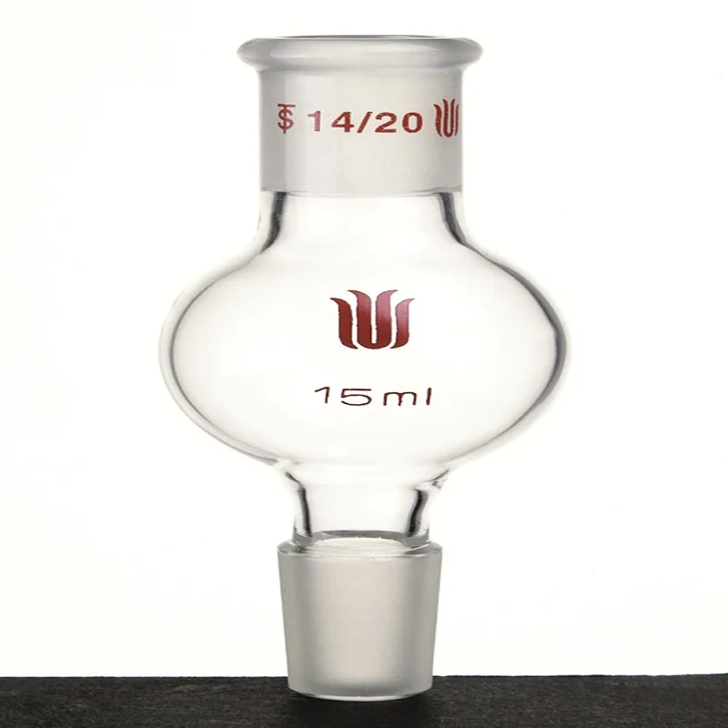 

SYNTHWARE Continuous distillation ball, 5mL/10mL/15mL/25mL/50mL, Joint 14/20, Borosilicate glass, D28