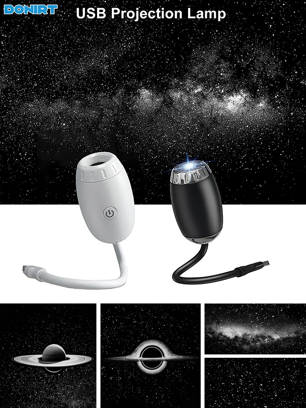 Enchanting LED Starry Sky Night Light Galaxy Projector Lamp