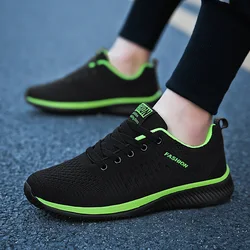 Men Sneakers Lightweight Men Casual Shoes Plus Size Men Sport Shoes Non-Slip Mesh Breathable Shoes Men Flats Walking Shoes