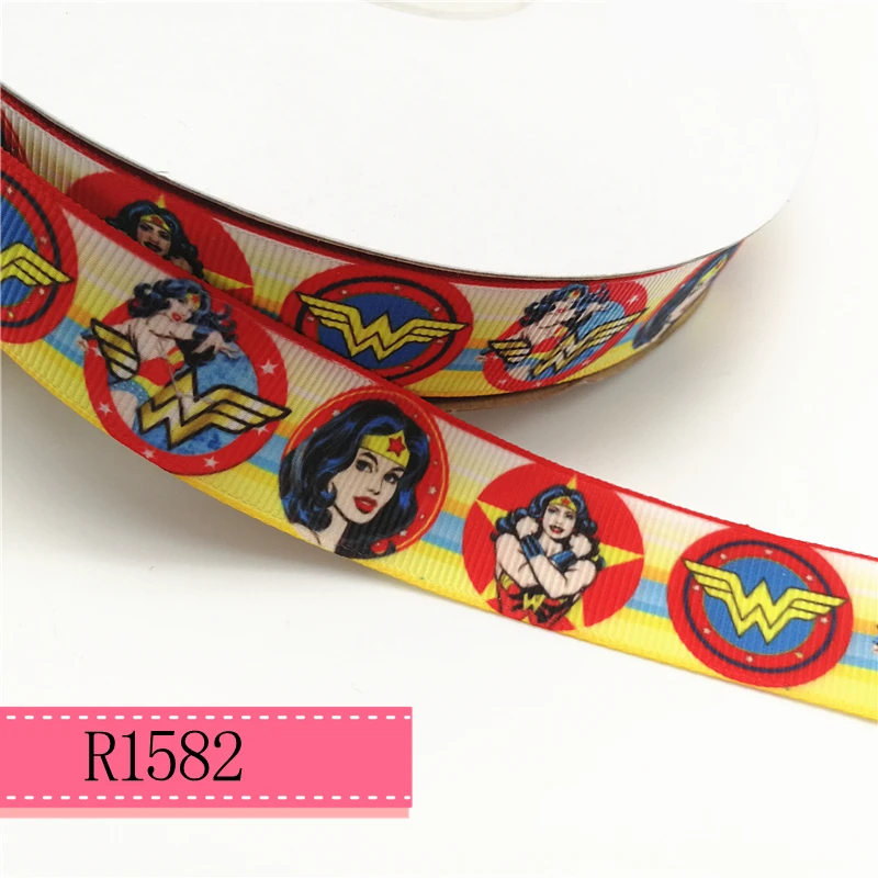 

Мультяшный персонаж 7/8 дюймов 1 дюйм 1,5 дюйма 2 дюйма 3 дюйма печатная корсажная лента super girl R1582