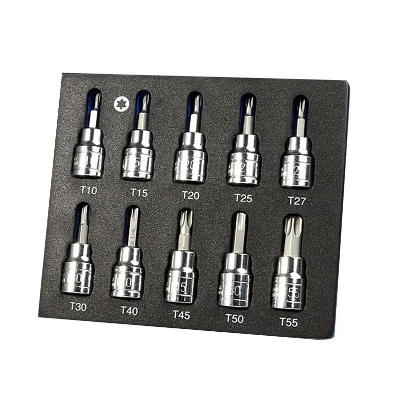 

Portable Torx Bit Socket Set Wearproof Sockets 3/8'‘ Vanadium