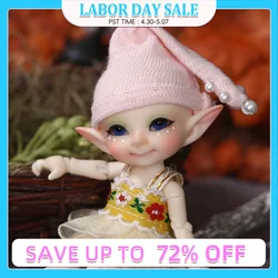 Free Shipping Fairyland FL Realpuki Pupu Doll BJD 1/13 Pink Smile Elves Toys