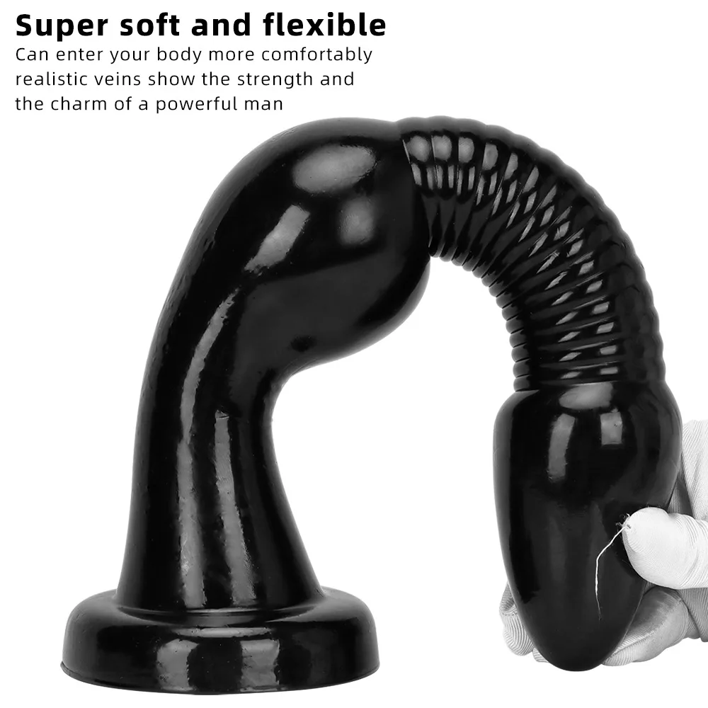 Huge Super Long SM Thick Realistic Dog Dildo Vagina Anal Butt Horse Diao Penis Suction PVC Cup Pug Anal Woman Adult Xxl Sex Toy