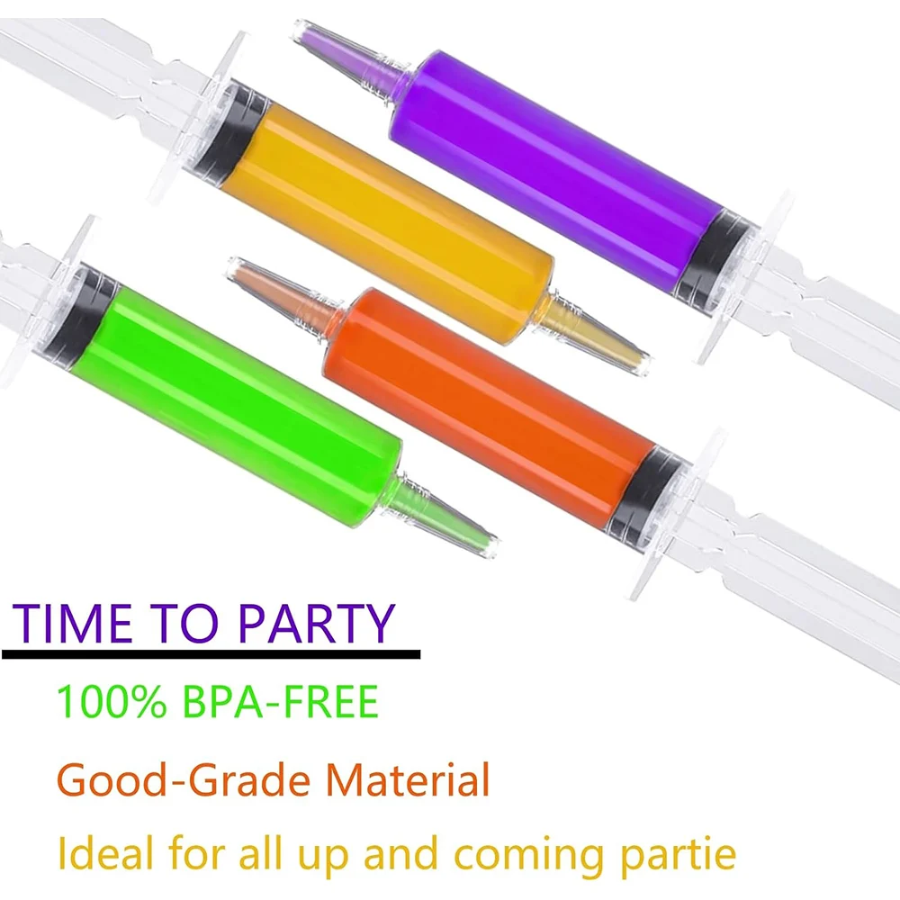 Jello Party Shot Jelly Halloween Shot Syringes 10ml/cc Perfect for Plastic Halloween Thanksgiving Christmas plastic syringes