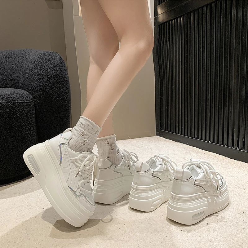 Plataforma Alta Zapatillas Suelas Gruesas Joom Zapatillas Suela