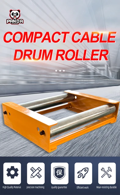 reel roller platforms designed to make cable pay-out and take-up