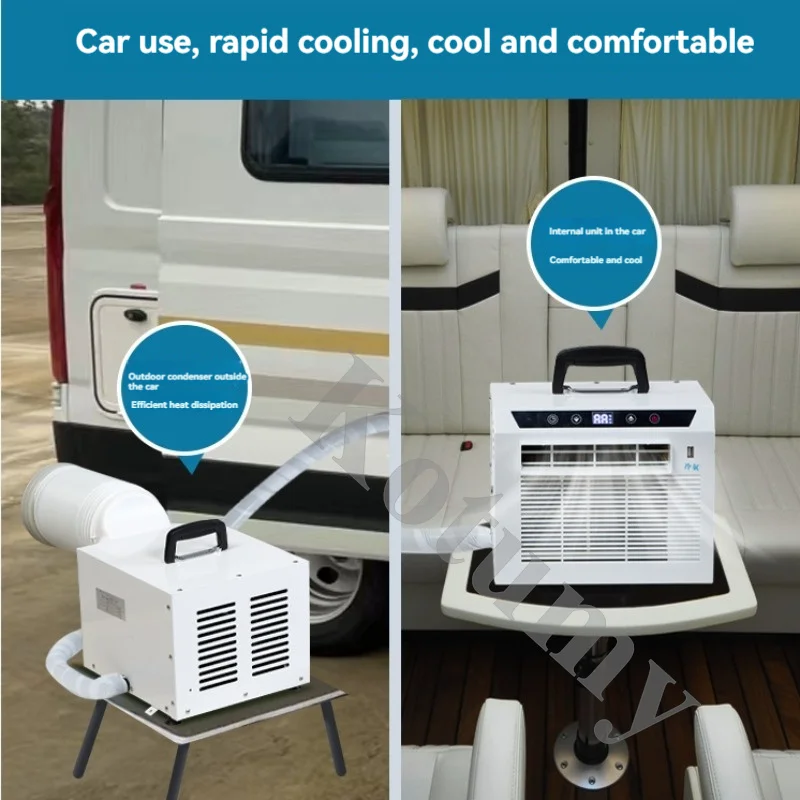 Wire control/remote control split mobile air conditioner portable wall-mounted free-installation camping tent 3000btu 110v/220v 5 Wire control/remote control split mobile air conditioner portable wall-mounted free-installation camping tent 3000btu 110v/220v 5