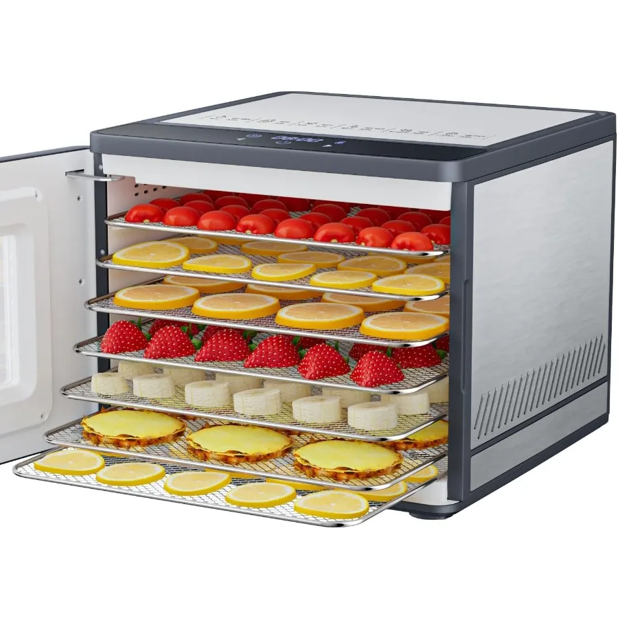 Stainless Steel Digital Food Dehydrator Compact Efficient