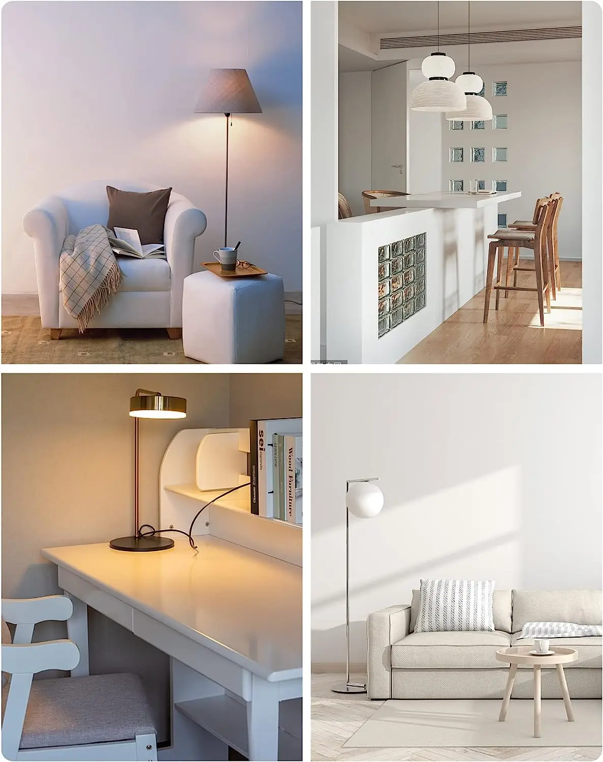 E27 미니 팻 램프 다채로운 따뜻한 빛 밝기 조정 배터리 원격 제어 침실 벽 교수형 램프로 구동