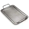 European Retro Square Iron Plate with Handles Metal Vintage Bread Tray Home Decoration Garden Restaurant Table Photographing 2