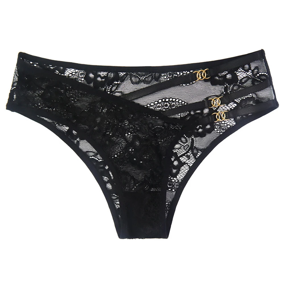 

New Women Lace Elastic Panties Briefs Low Waist Underwear Lingerie Knickers Embroidery Thongs G-String Underclothes