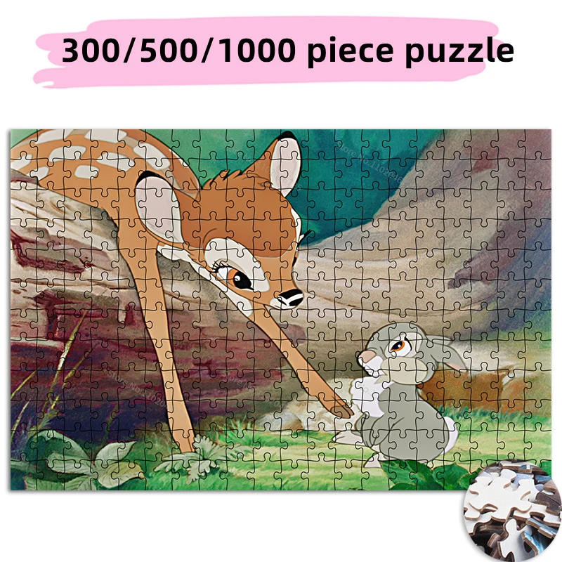

300 500 1000 штук пазл из м/ф «Бэмби»