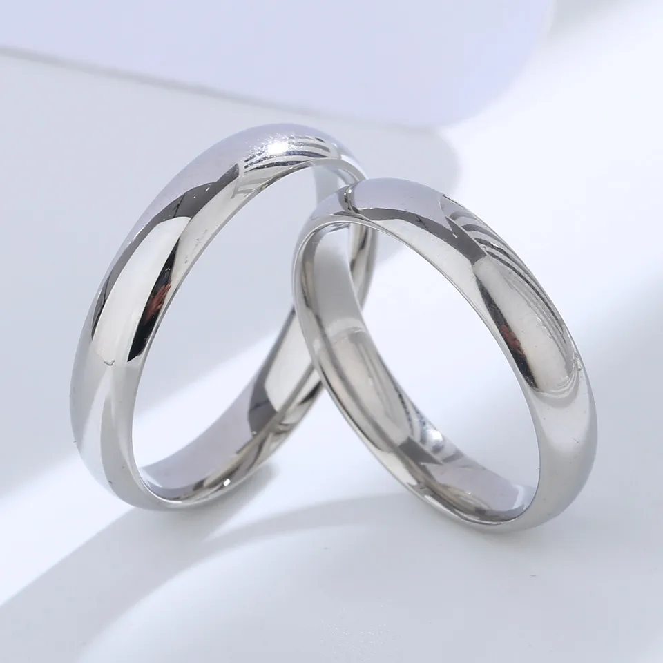Silver Couple Rings: Pair 55, Stone: Zircon – AmeerAliEnterprises