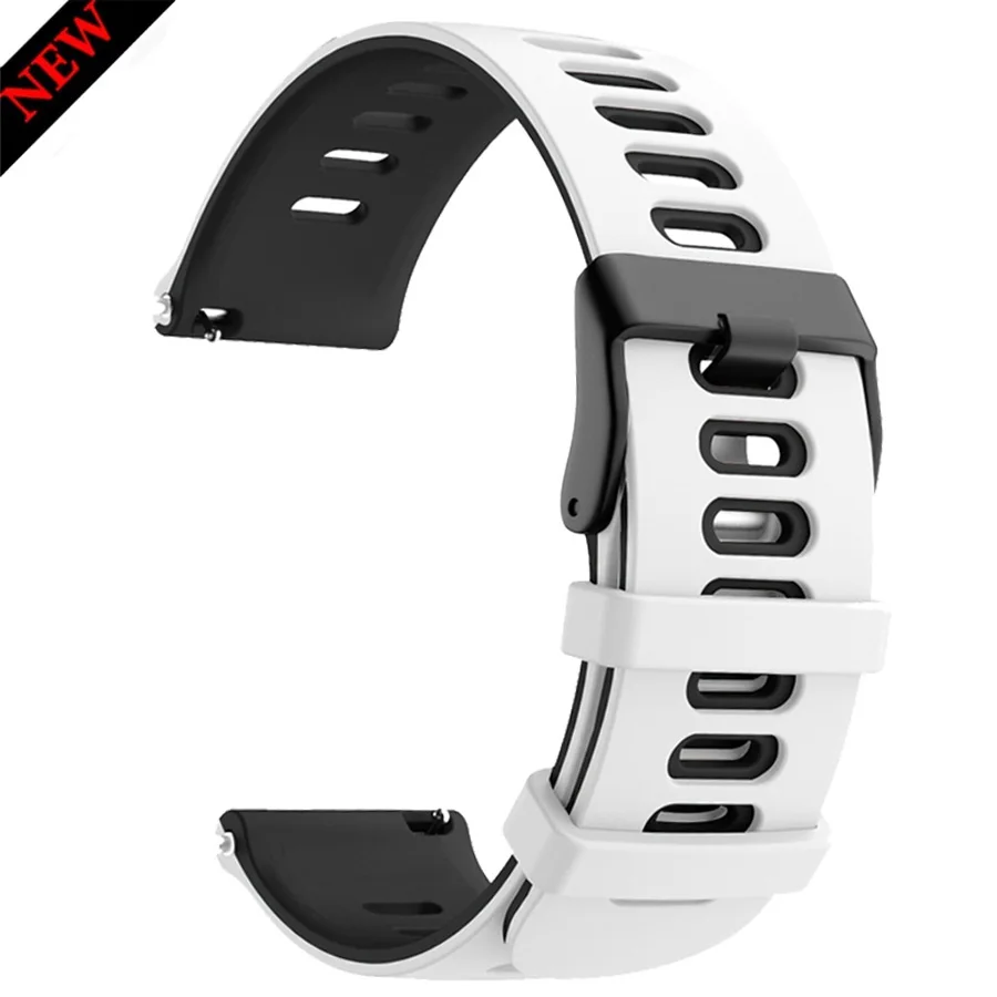 Versatile Rubber Watch Strap - 20mm/22mm Replacement Band
