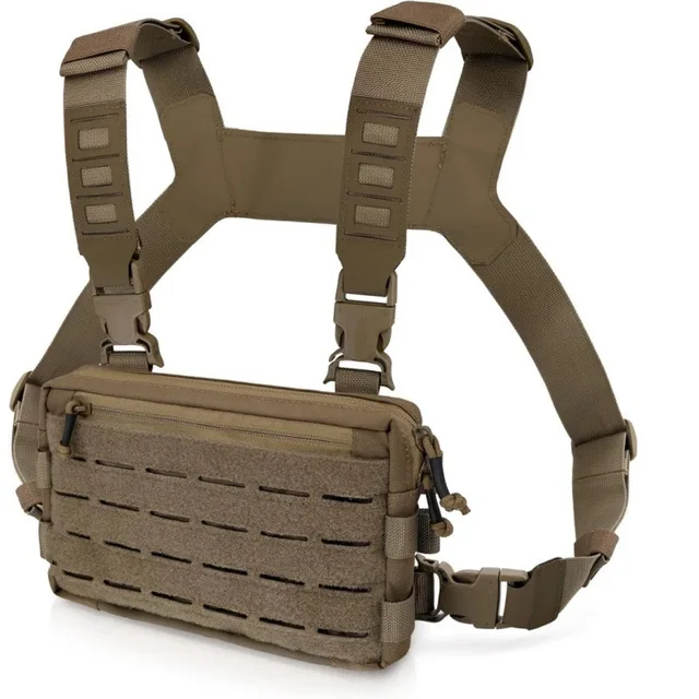 Tactical Chest Rig Pack for Men, Running Chest Bag with Front Loop Recon Chest Rigs for Hunting Outdoor EDC 1