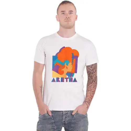 Aretha Franklin Milton T Shirt Maniche Lunghe O Corte