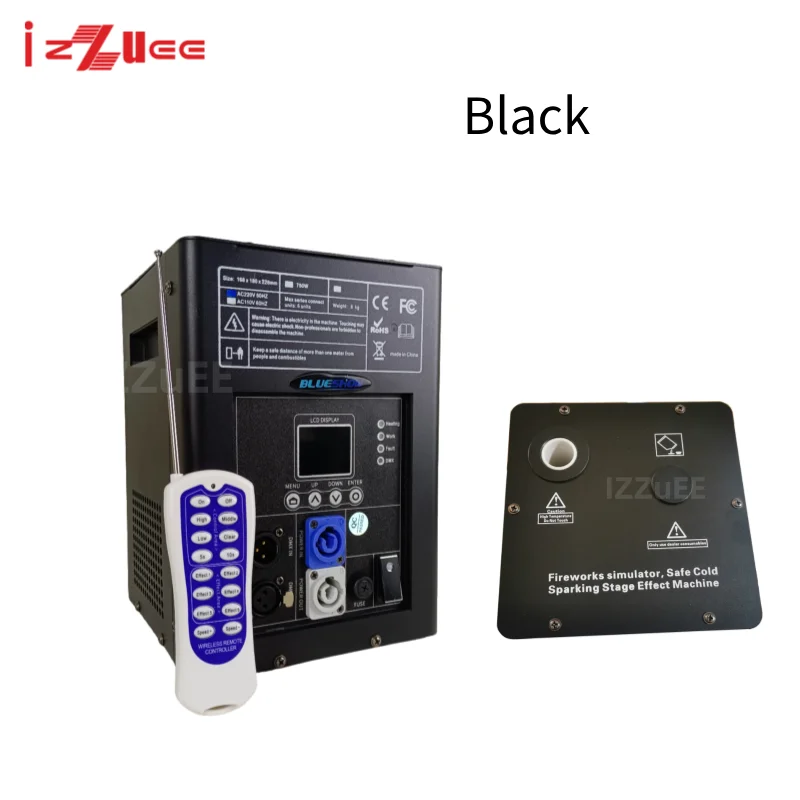 1-4PCS 750W Cold Sparks Machine 1 Flight Case Sparkler Wedding Indoor Outdoor Fireworks DJ Remote DMX Controller Home Party 3