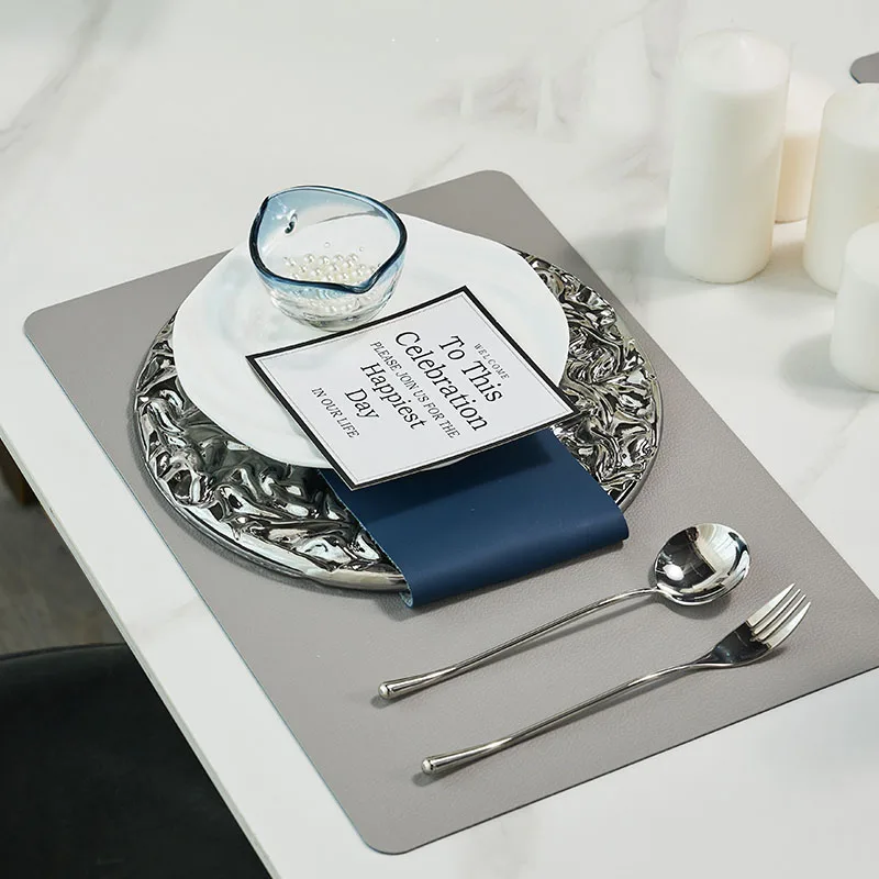 Light Luxury Model Room Tableware Decoration Soft Decoration Exhibition Hall Room Table Set Table Full Set Plate