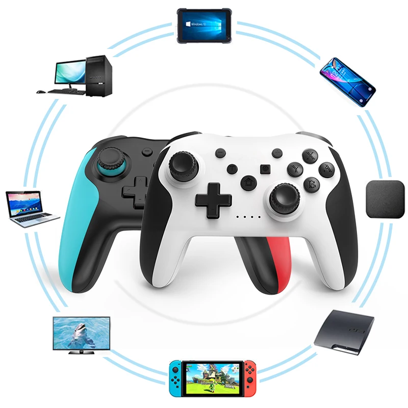 Bluetooth 2.4G Wireless Controller For Nintendo Switch Pro Smartphone PC TV Box Tablet PS3 Tesla Gamepad PC Joystick Controller